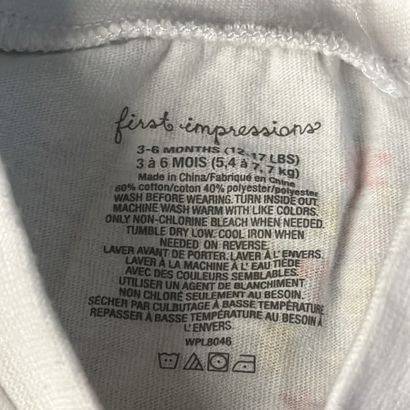 3/6M baby girl lot. Modern moments corduroy jumper, onsies, pants, floral dress - Picture 3 of 13